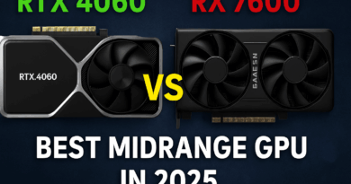 RTX 4060 vs RX 7600: Best Midrange GPU in 2025